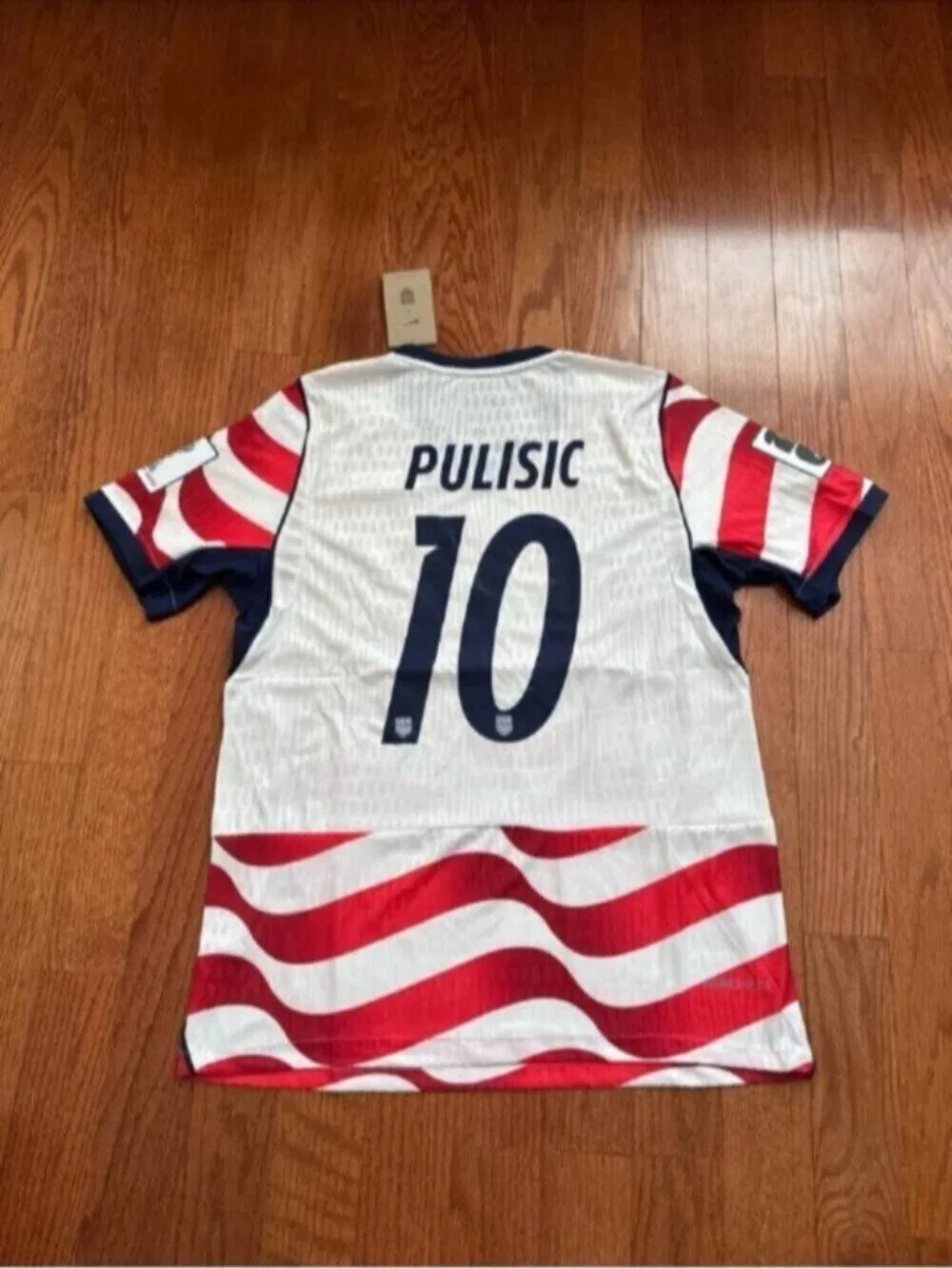 USA Home Soccer Jersey PLAYER VERSION Pulisic #10 World Cup 2026 - Picture 2 of 13